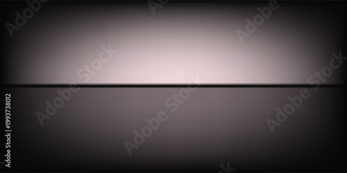 Abstract image of dark room concrete floor. Black room or stage background for product placement.Panoramic view of the abstract fog. White cloudiness, mist or smog moves on black background.
