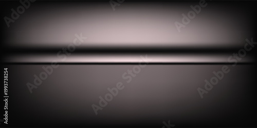 Abstract image of dark room concrete floor. Black room or stage background for product placement.Panoramic view of the abstract fog. White cloudiness, mist or smog moves on black background.
