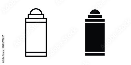 deodorant icon solid glyph and line series icons
