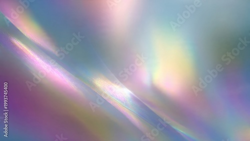 Iridescent Light Reflection Abstract Background