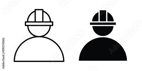 Labour icon solid glyph and line series icons