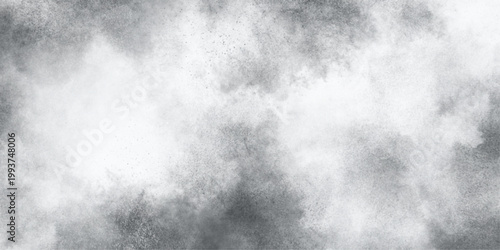 Dynamic white powder explosion creating abstract smoky texture against a dark dramatic Soft Fog Dust Texture Abstract Neutral Background.
