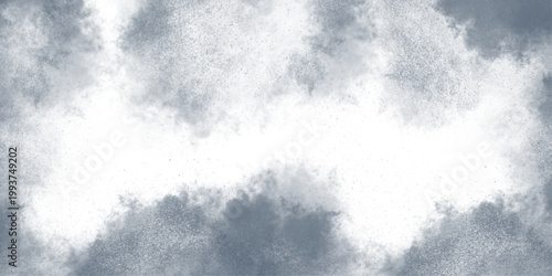 Dynamic white powder explosion creating abstract smoky texture against a dark dramatic Soft Fog Dust Texture Abstract Neutral Background.