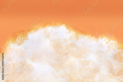 Warm Sunset Cloud Background with Painterly Abstract Texture