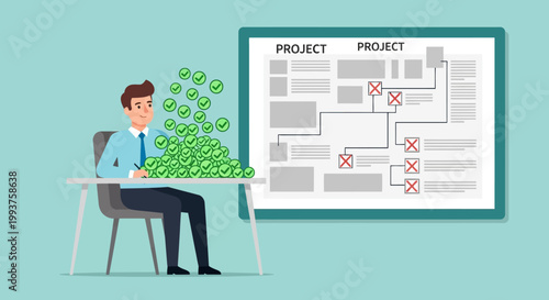 Businessman with Money Plant Growth.