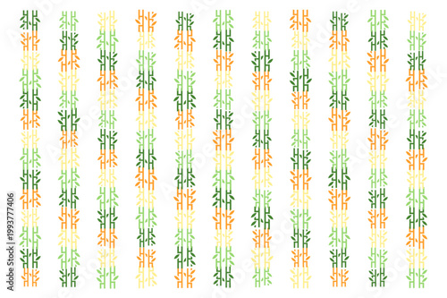 Abstract pattern of colorful hash symbols creating a repeating geometric design