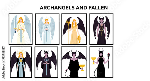 Archangels vs Demons: Celestial vs Infernal Beings