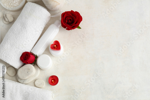 Spa composition with rose f...