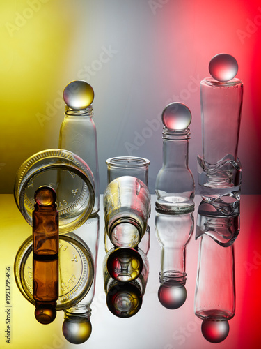 Still life with glasses