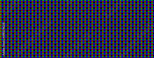 Crt oled panel with lcd screen led for tv display light. Overlay purple red with digital electronic club for computer texture technology. Show bulb crt with close lcd neon for screen pixel abstract.