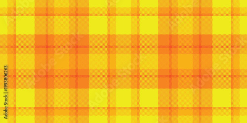 Printout textile vector pattern, dogtooth tartan texture seamless. Countryside fabric plaid check background in bright color.