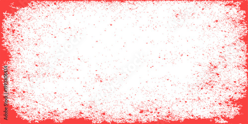 A grunge red abstract background with watercolor paint splashes and ink splatters creates a textured vector art pattern of blood-red stains on a dirty paper wallpaper backdrop for a bold design