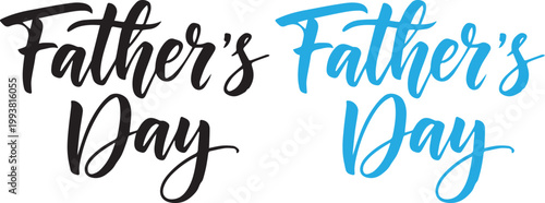 Festive father's day typography a colorful and artistic celebration