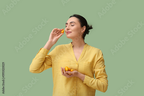 Beautiful young woman with ...