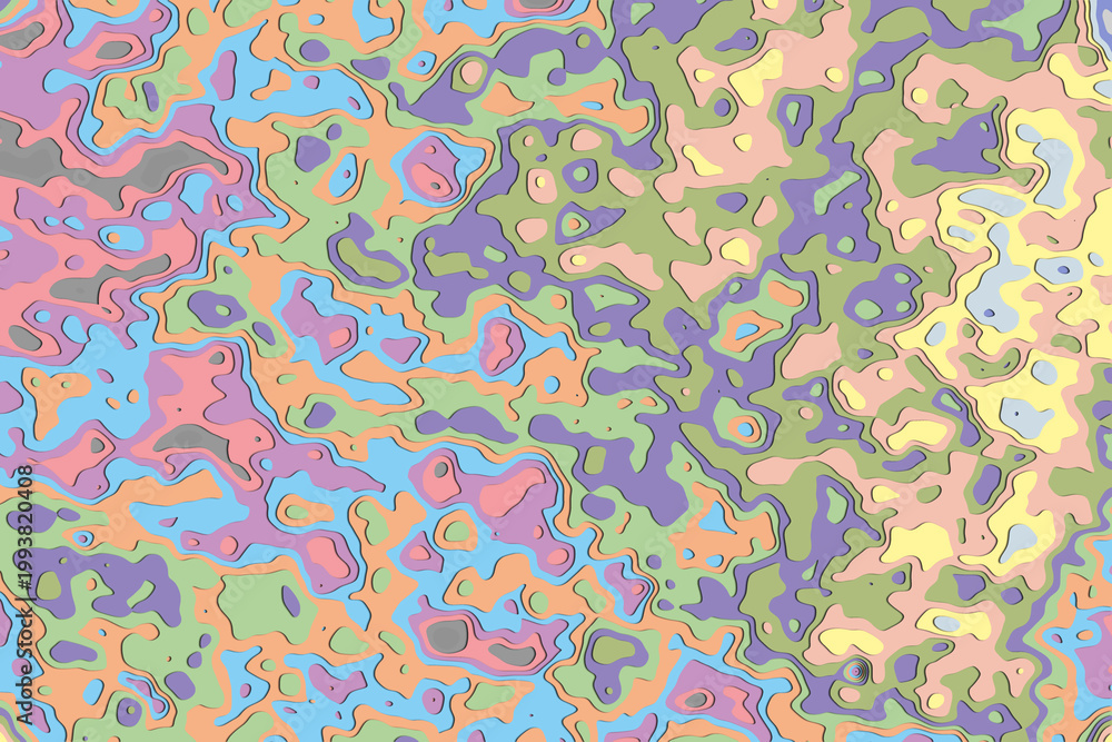 Naklejka premium Abstract papercut background view created from different color