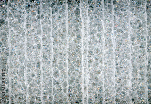 Plastic meterial close up cell structure