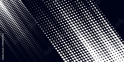 Photos Dots halftone white and blue color pattern gradient grunge texture background