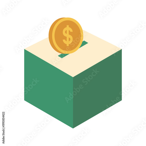 Donation box for charity during Eid al Adha sharing kindness and generosity Islamic concept