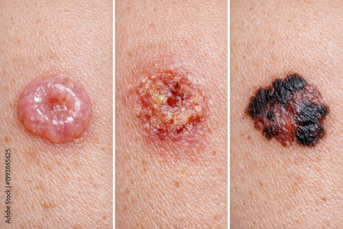 Common Skin Cancer Types Basal Squamous and Melanoma