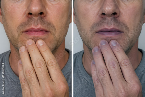 Cyanosis Versus Normal Skin Tone Peripheral Oxygenation Comparison