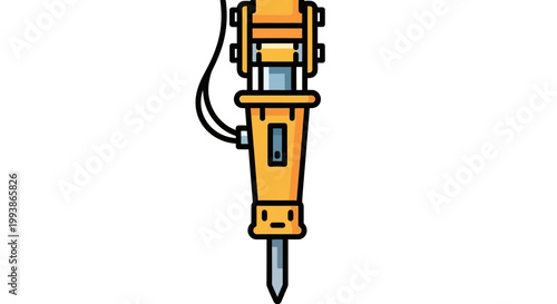 Jackhammer pneumatic tool for construction and demolition work