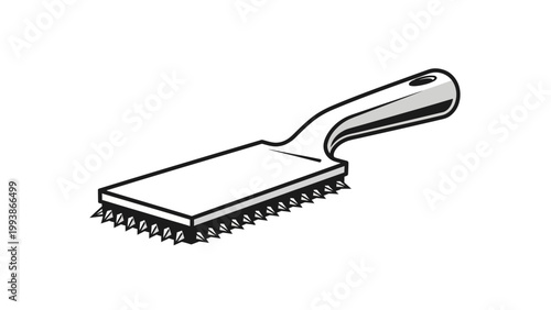 Grill cleaning brush