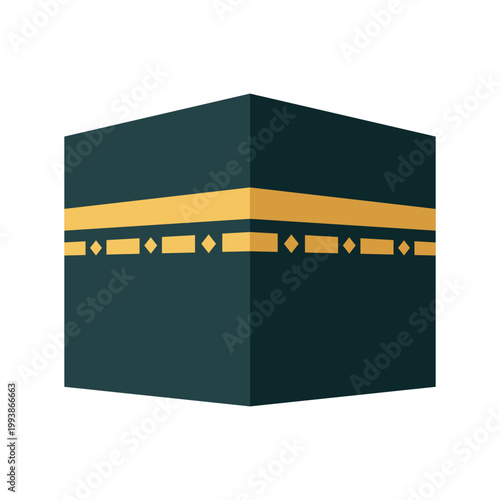 Kaaba holy site in Mecca for Islamic worship during Eid al Adha pilgrimage and spiritual journey