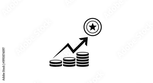 Dollar sign inside a target symbolizing financial goals and success