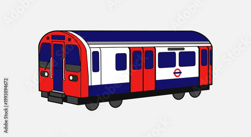 London Tube Train Car.