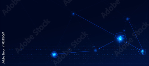 AI Technology Neural Network Futuristic Digital Abstract Background