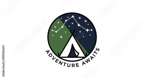 Adventure Awaits Logo Design Concept.