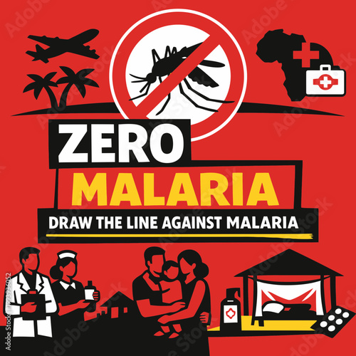 Zero Malaria Campaign Graphic Design