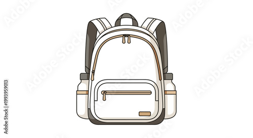 Backpack school bag travel luggage.