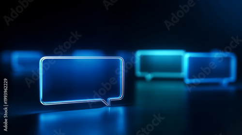 Neon Message Bubbles: Futur...