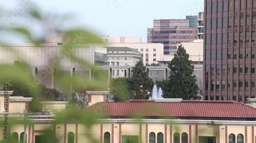 Hillside Of Various Downtown LA Building Facades