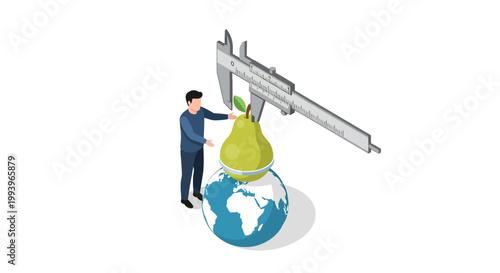 Measuring the World - A Conceptual Illustration of Global Dimensions.