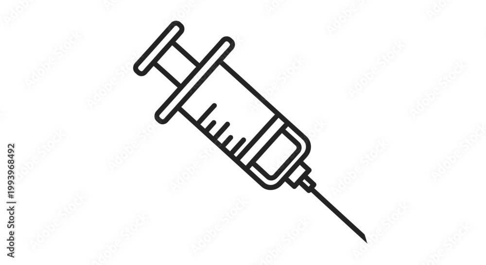 Fototapeta premium Medical Syringe Needle Injection Tool.