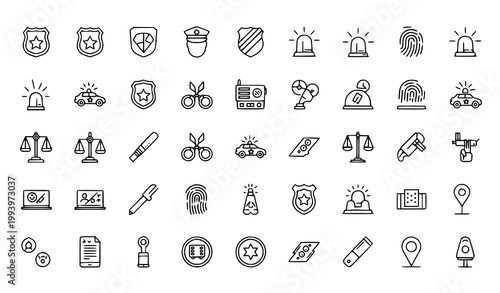 Collection of industrial and engineering icons including gears tools blueprint factory technology