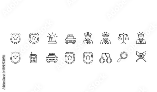 Round arrangement of festive party icons: balloons gifts cake dancers music confetti with party hat