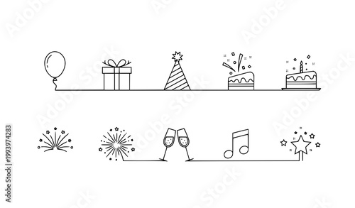 Collection of industrial and engineering icons including gears tools blueprint factory technology
