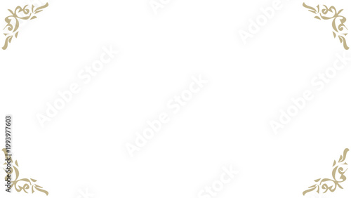 Background white with brown ornament. Vector can be used for banners, posters, power points, certificate, templates, slides, etc.