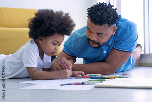 African father and son.