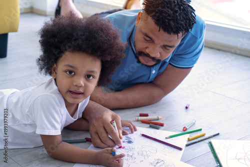 African father and son.