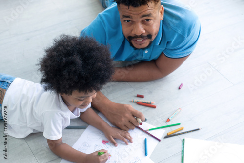 African father and son.