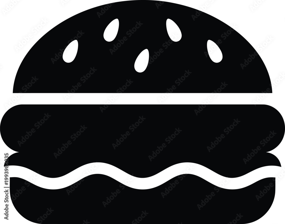 Naklejka premium Simple hamburger icon