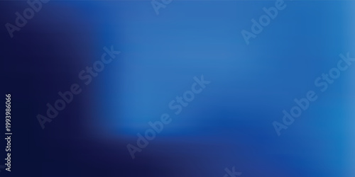 Gradient blue abstract background with a soft curve and smooth lighting.