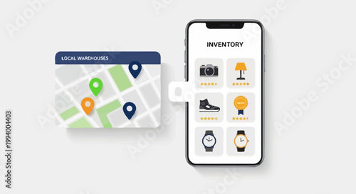 Local Store Locator App with Product Inventory and Map Integration for a Seamless Shopping Experience
