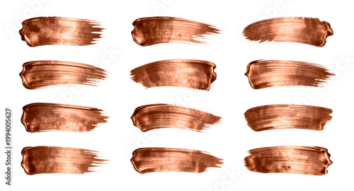 copper brush stroke, metallic paint, shiny texture, copper foil, abstract brush, paint stroke, gold texture, bronze stroke, artistic smear, grunge brush, metallic splash, foil texture, design element,