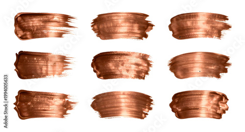 copper brush stroke, metallic paint, shiny texture, copper foil, abstract brush, paint stroke, gold texture, bronze stroke, artistic smear, grunge brush, metallic splash, foil texture, design element,
