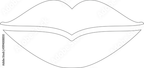 silhouette sexy woman lips style icon